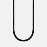 Colar Riviera Zircônia Ônix - Ródio Negro