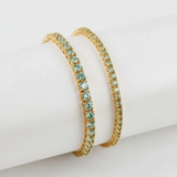 Riviera Moissanite Topázio - Ouro Amarelo