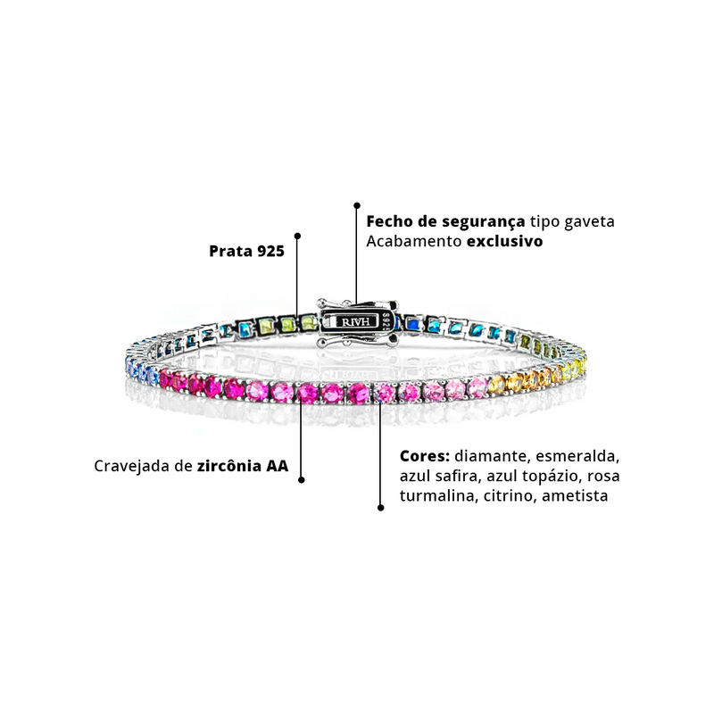 Riviera Zircônia Rainbow