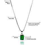 Colar Veneziana Verde