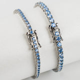 Riviera Zircônia Azul Topázio