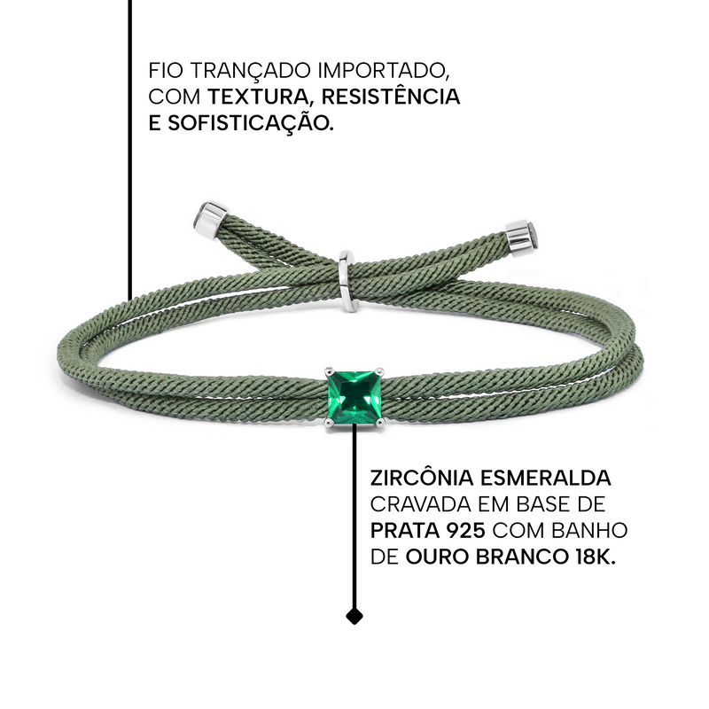 Pulseira Verde Alta