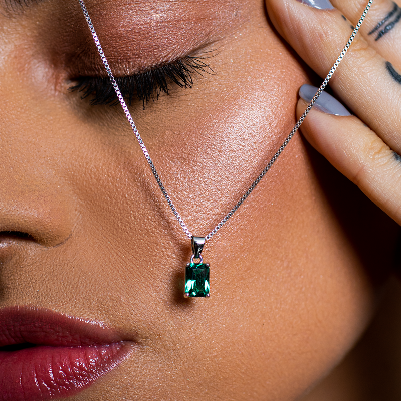 Colar Veneziana Verde